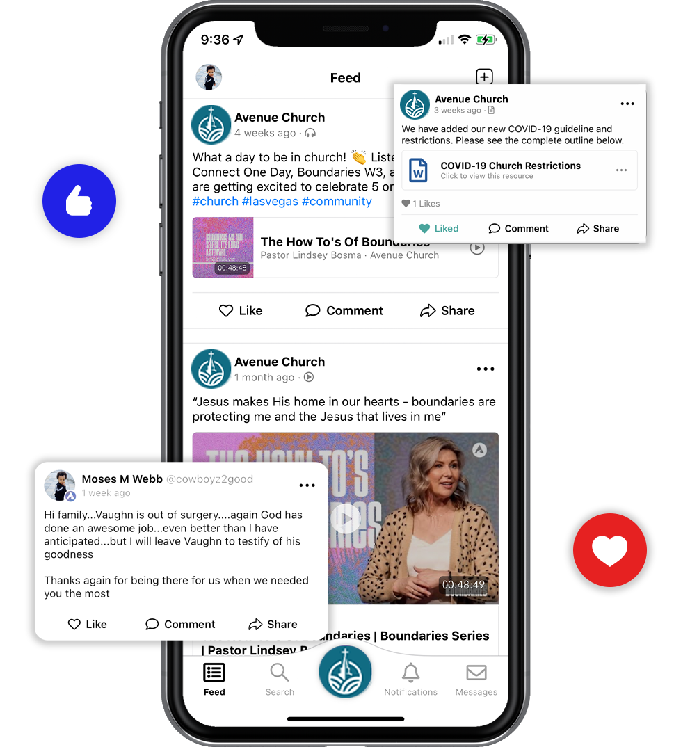 mysunday-feature-Community Social Feed